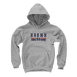 Hunter Brown Kids Youth Hoodie | 500 LEVEL