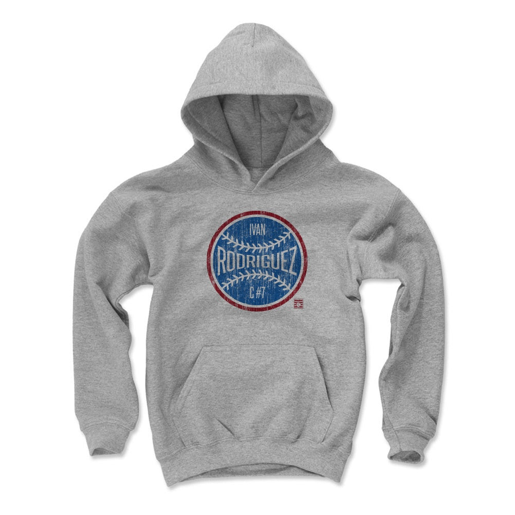 Ivan Rodriguez Kids Youth Hoodie | 500 LEVEL