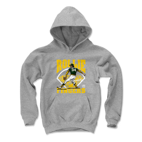 Rollie Fingers Kids Youth Hoodie | 500 LEVEL