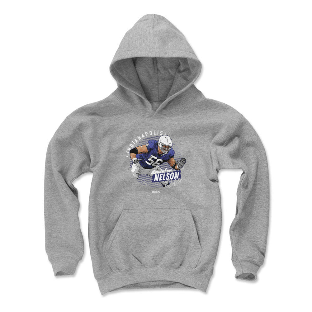 Quenton Nelson Kids Youth Hoodie | 500 LEVEL