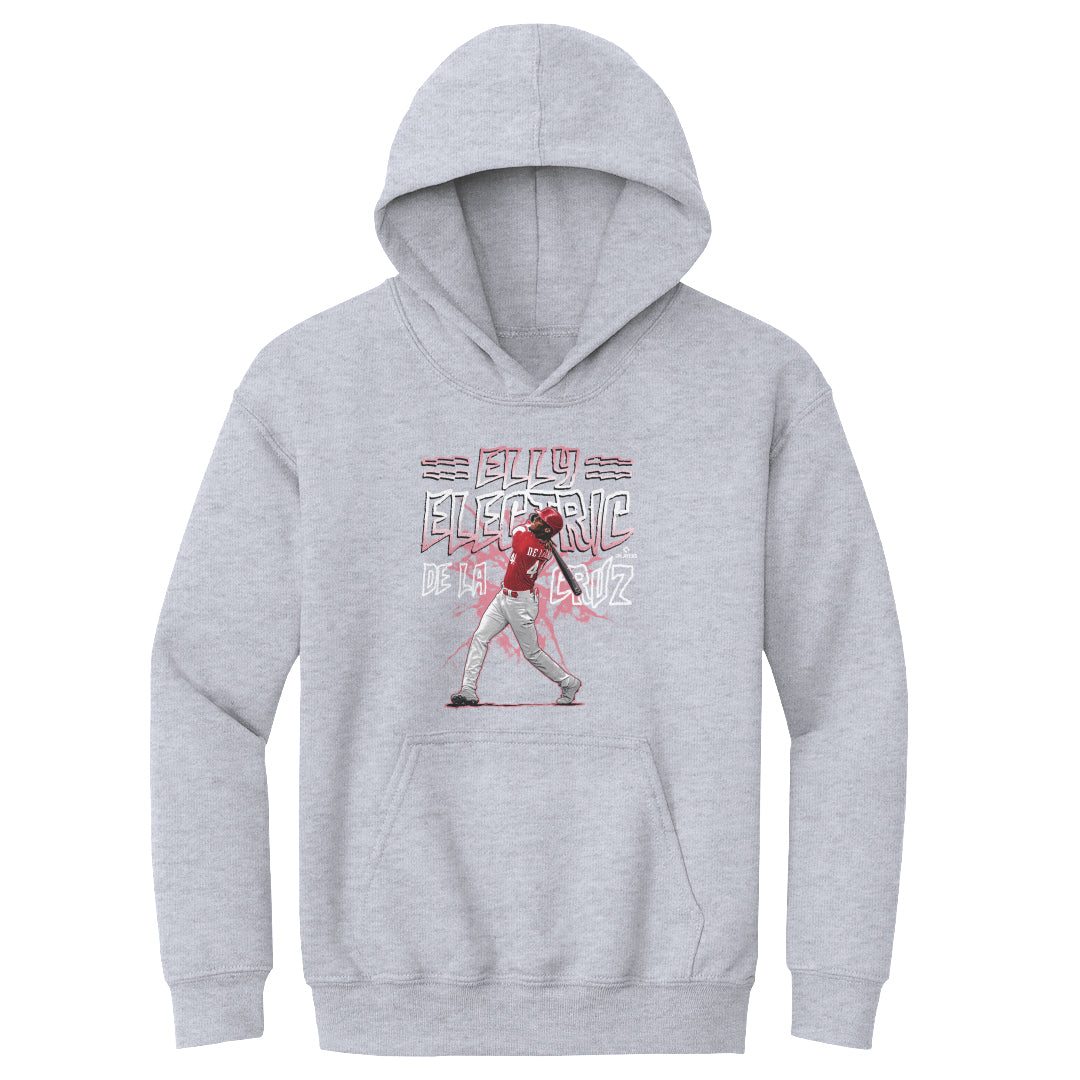 Elly De La Cruz Cincinnati Electric Kids Youth Hoodie – 500 LEVEL
