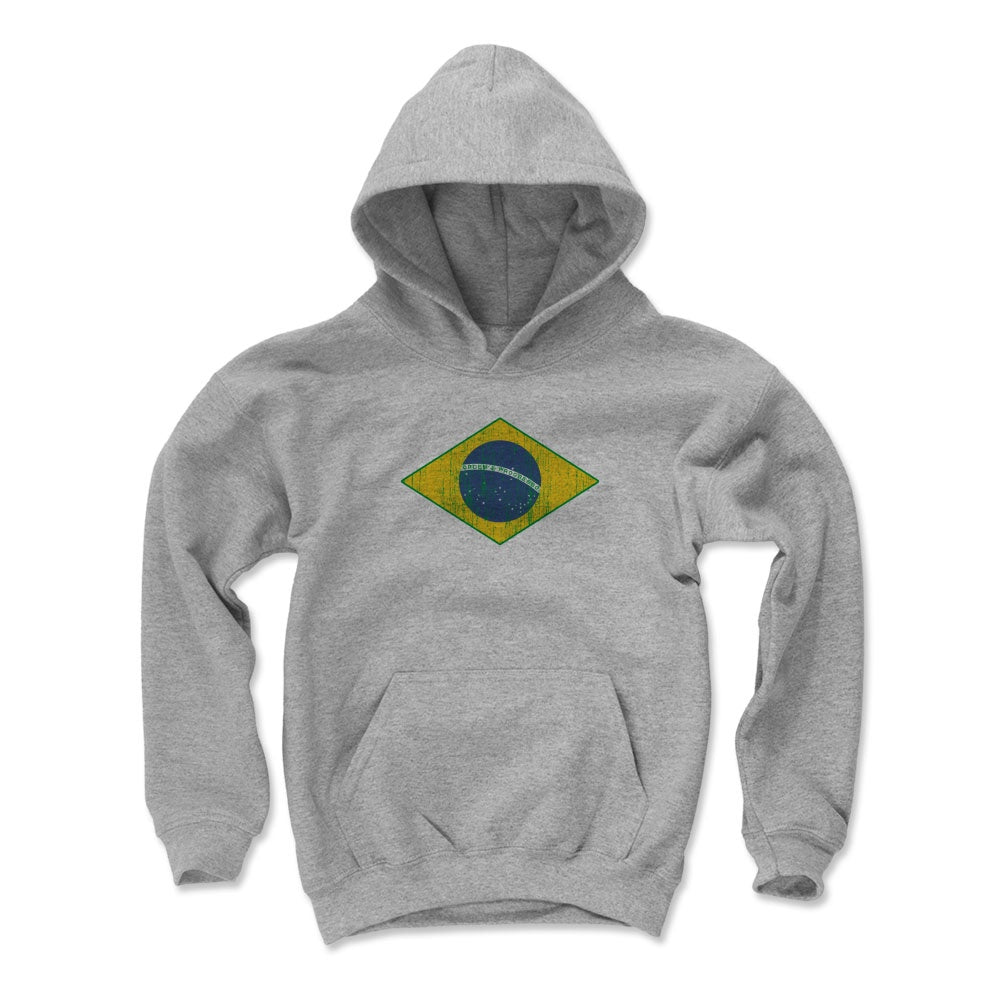 Brazil Kids Youth Hoodie | 500 LEVEL