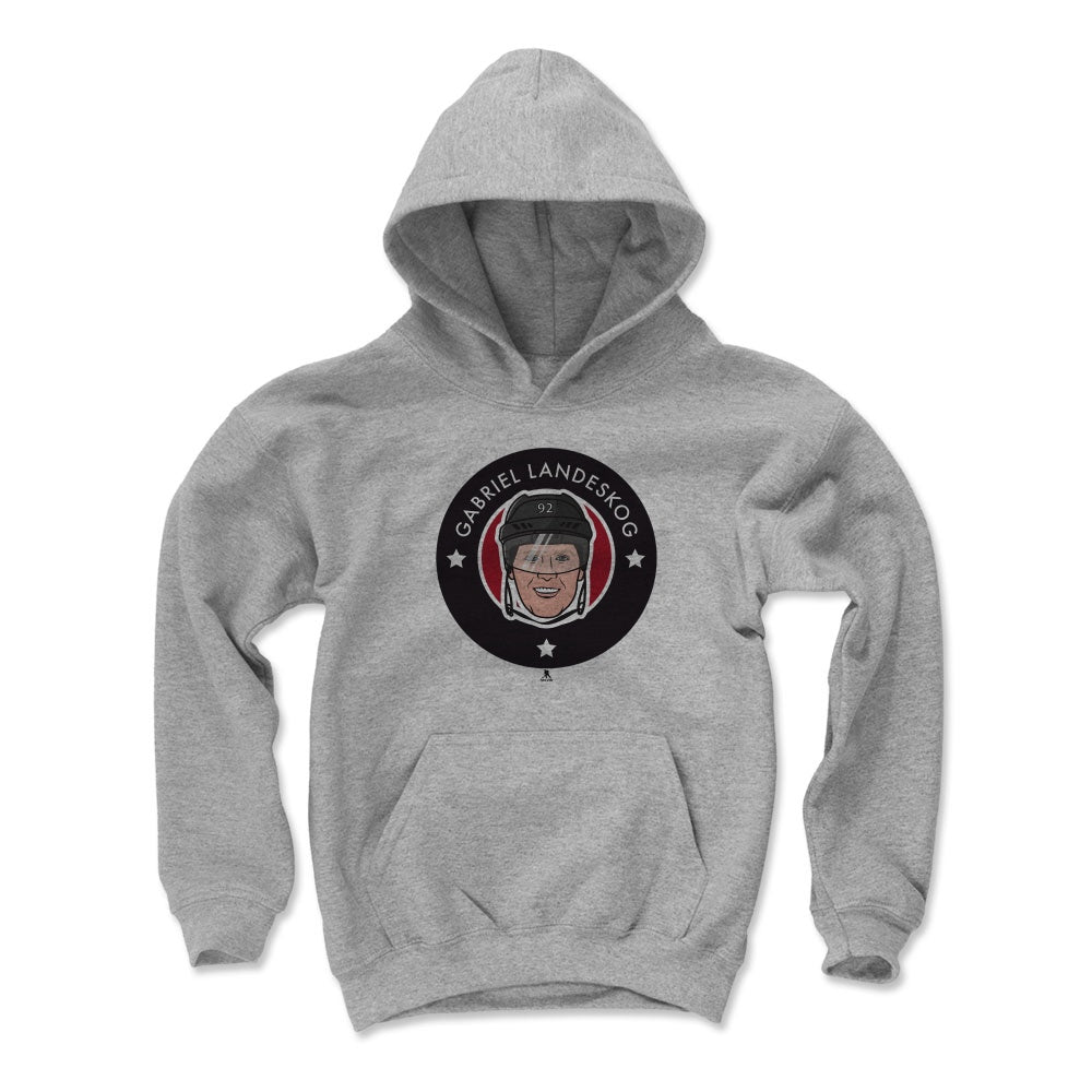 Gabriel Landeskog Kids Youth Hoodie | 500 LEVEL