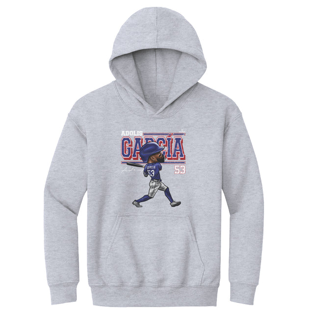Adolis Garcia Kids Youth Hoodie | 500 LEVEL