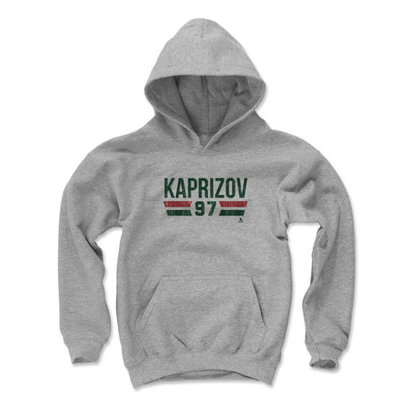 Kirill Kaprizov Kids Youth Hoodie | 500 LEVEL
