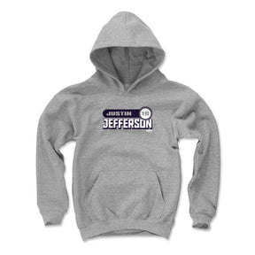 Justin Jefferson Kids Youth Hoodie | 500 LEVEL