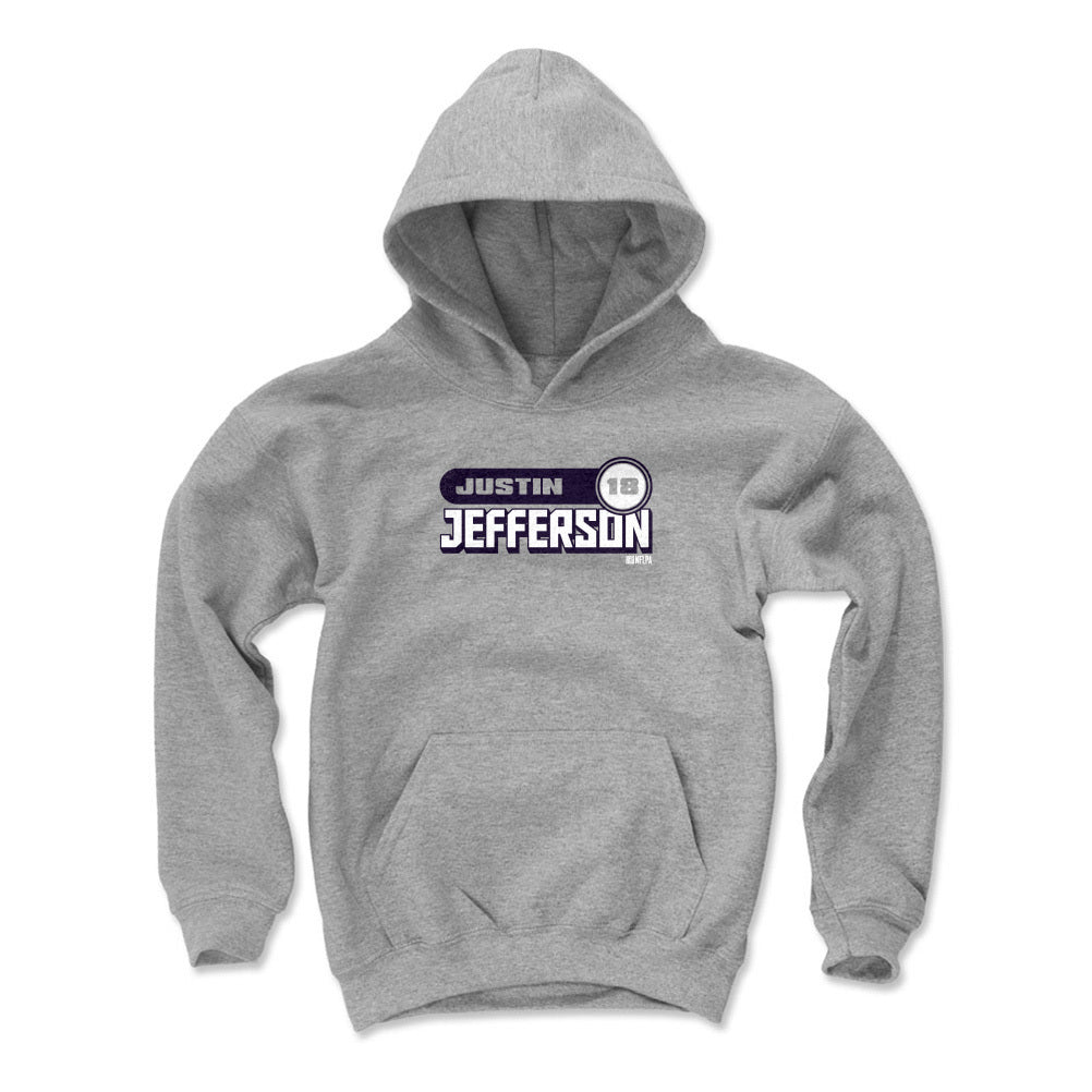 Justin Jefferson Kids Youth Hoodie | 500 LEVEL