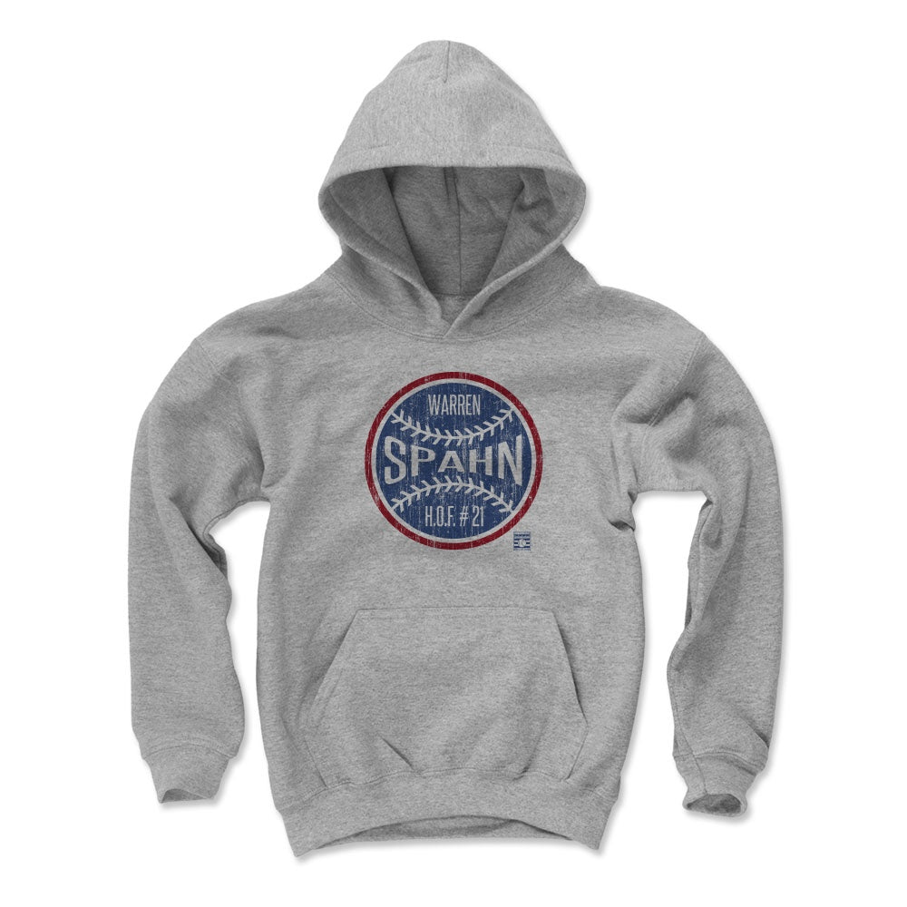 Warren Spahn Kids Youth Hoodie | 500 LEVEL