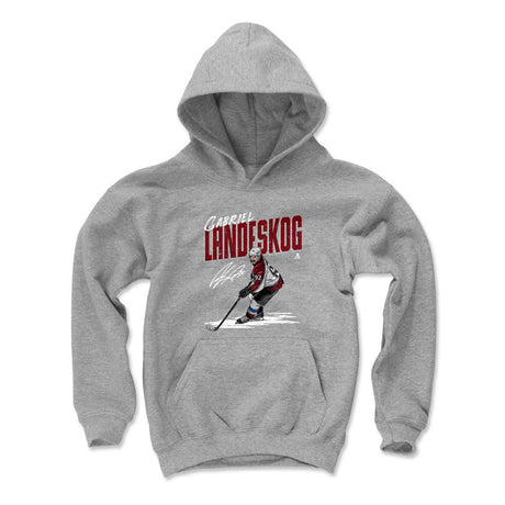 Gabriel Landeskog Kids Youth Hoodie | 500 LEVEL
