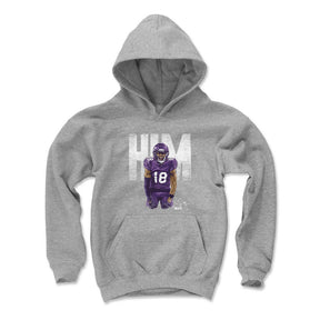 Justin Jefferson Kids Youth Hoodie | 500 LEVEL