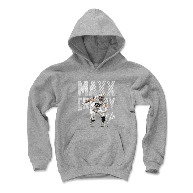 Maxx Crosby Kids Youth Hoodie | 500 LEVEL