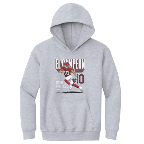 Isiah Pacheco Kids Youth Hoodie | 500 LEVEL