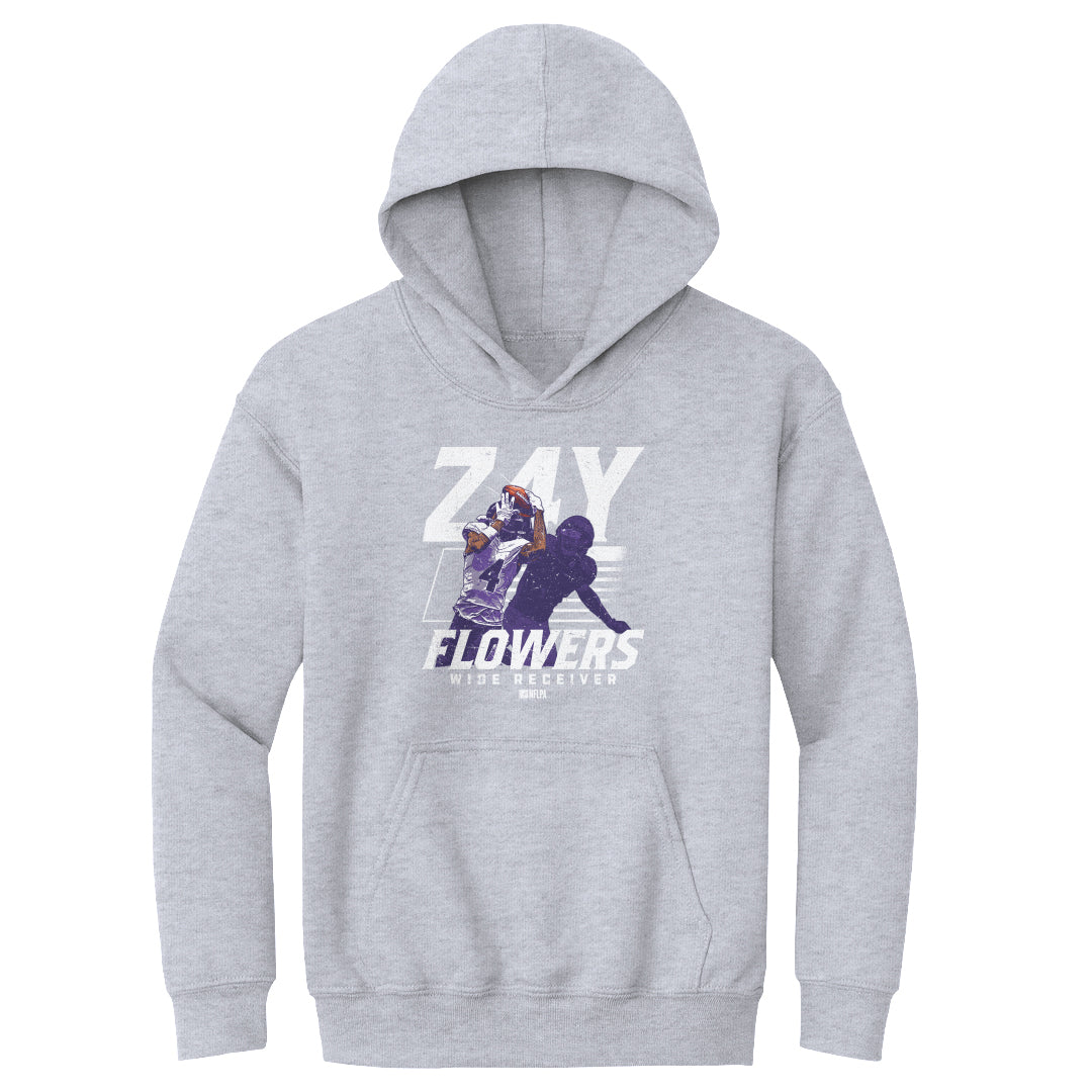 Zay Flowers Kids Youth Hoodie | 500 LEVEL
