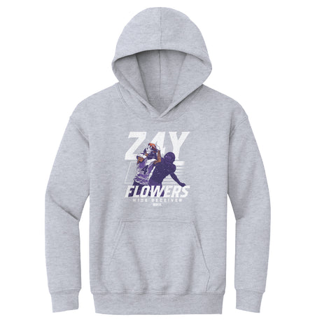 Zay Flowers Kids Youth Hoodie | 500 LEVEL