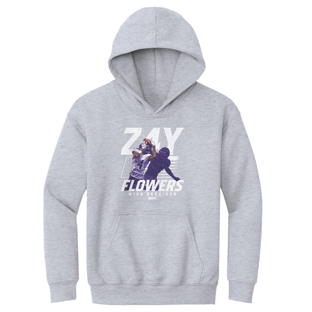 Zay Flowers Kids Youth Hoodie | 500 LEVEL