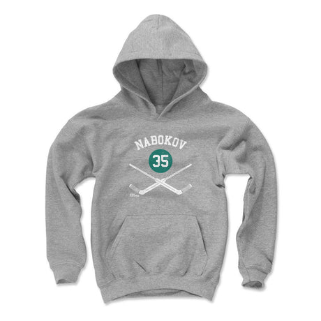 Evgeni Nabokov Kids Youth Hoodie | 500 LEVEL
