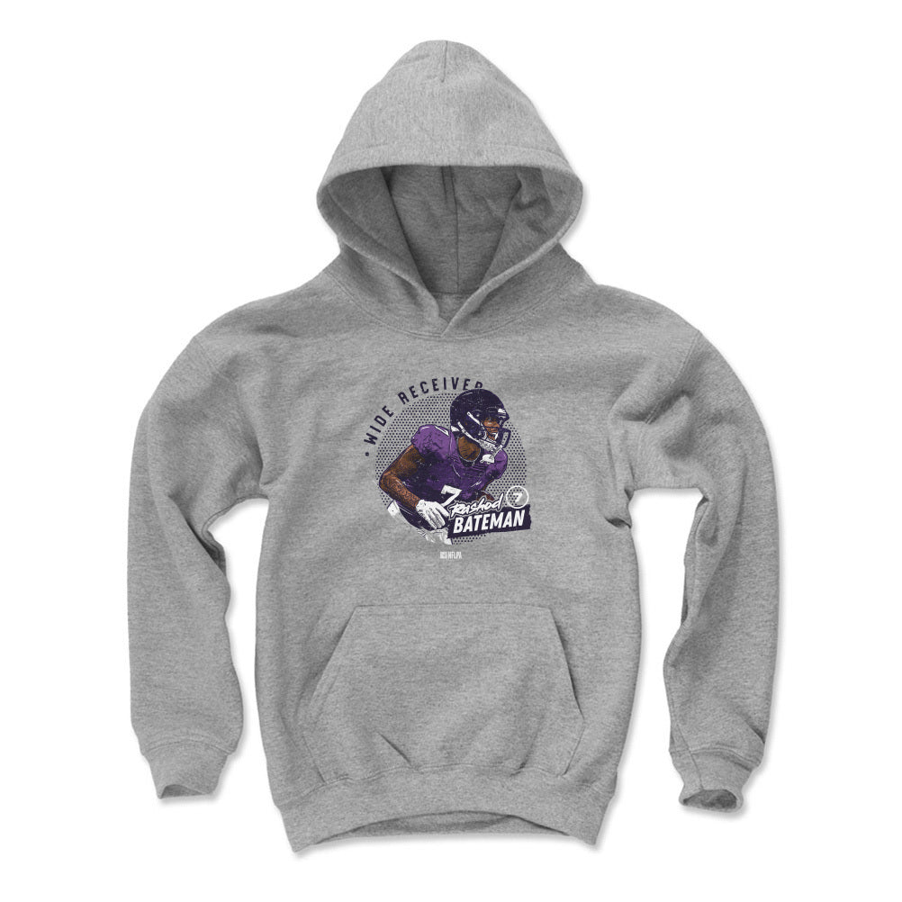 Rashod Bateman Kids Youth Hoodie | 500 LEVEL