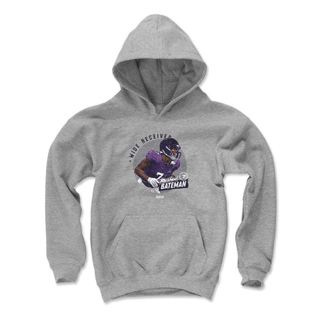 Rashod Bateman Kids Youth Hoodie | 500 LEVEL