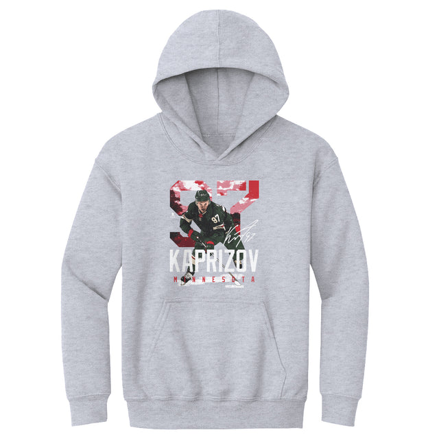 Kirill Kaprizov Kids Youth Hoodie | 500 LEVEL
