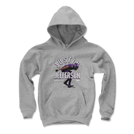 Justin Jefferson Kids Youth Hoodie | 500 LEVEL