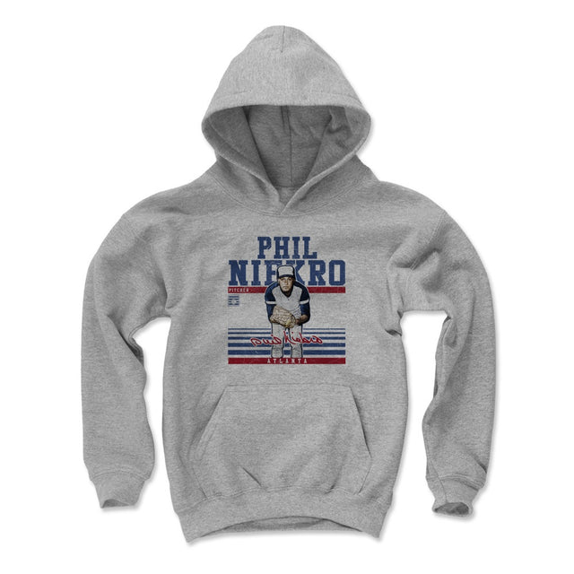 Phil Niekro Kids Youth Hoodie | 500 LEVEL