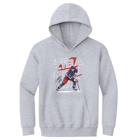 Mika Zibanejad Kids Youth Hoodie | 500 LEVEL