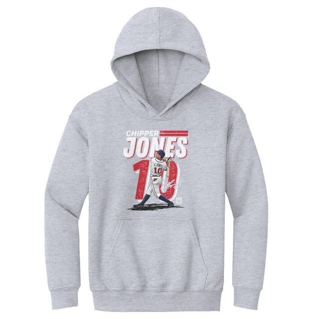 Chipper Jones Kids Youth Hoodie | 500 LEVEL