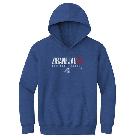 Mika Zibanejad Kids Youth Hoodie | 500 LEVEL