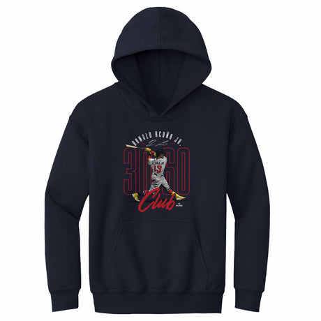 Ronald Acuna Jr. Kids Youth Hoodie | 500 LEVEL
