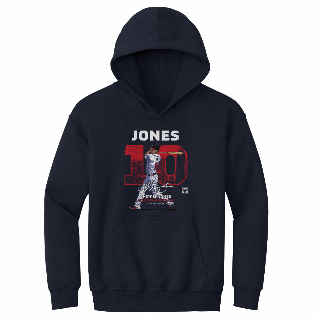 Chipper Jones Kids Youth Hoodie | 500 LEVEL