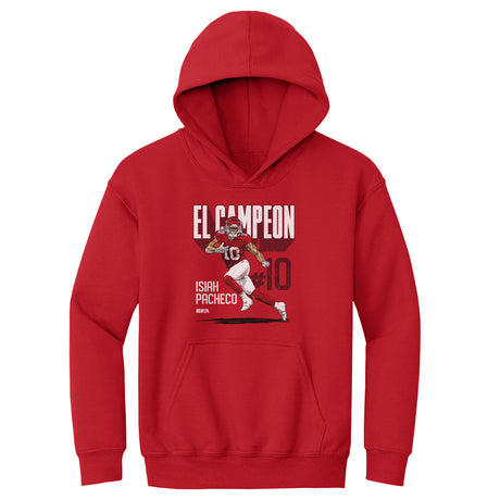 Isiah Pacheco Kids Youth Hoodie | 500 LEVEL