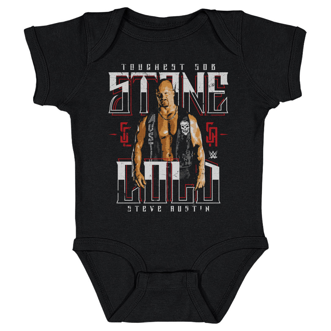 Stone Cold Steve Austin Kids Baby Onesie | 500 LEVEL