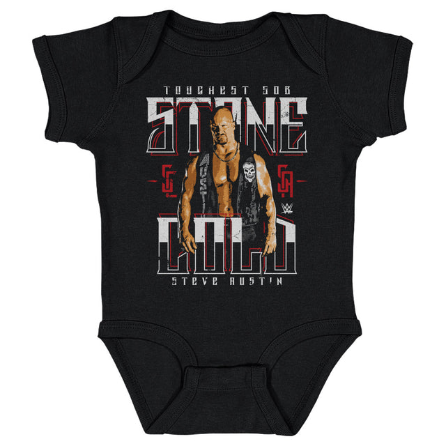 Stone Cold Steve Austin Kids Baby Onesie | 500 LEVEL