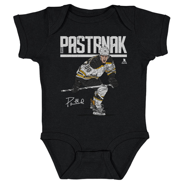 David Pastrnak Kids Baby Onesie | 500 LEVEL