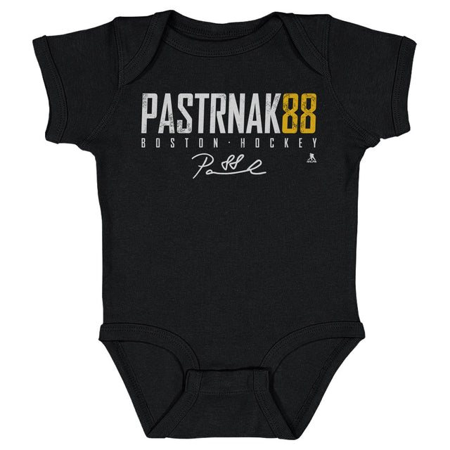 David Pastrnak Kids Baby Onesie | 500 LEVEL