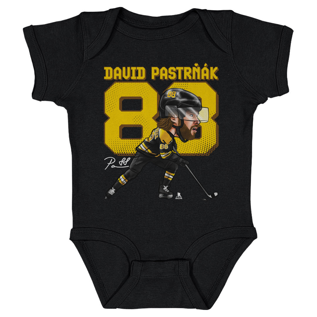 David Pastrnak Kids Baby Onesie | 500 LEVEL