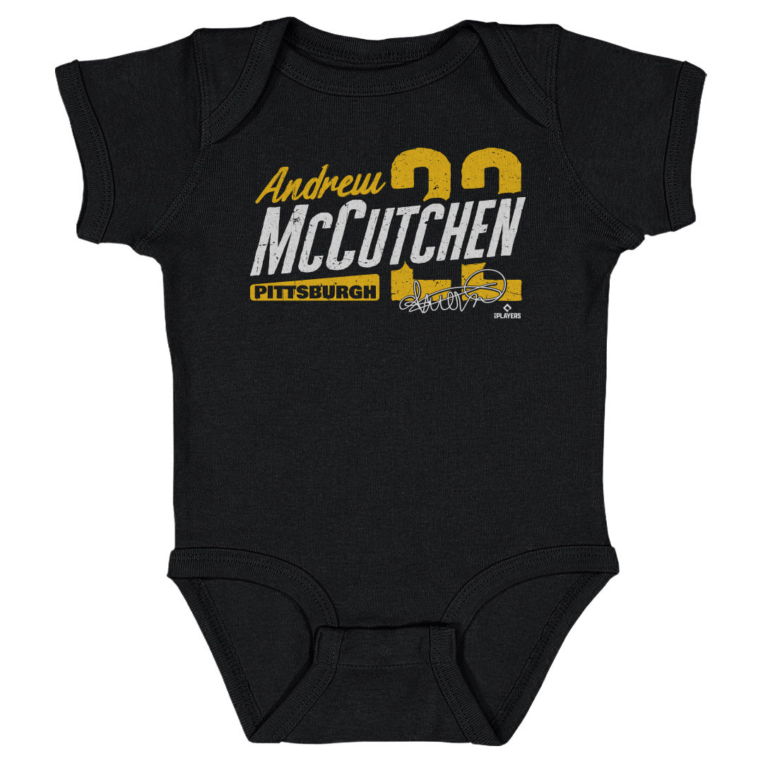 Andrew McCutchen Baby Clothes, Pittsburgh Baseball Kids Baby Onesie