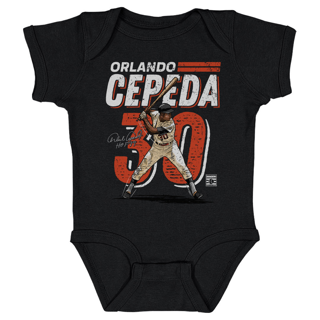 Orlando Cepeda Kids Baby Onesie | 500 LEVEL