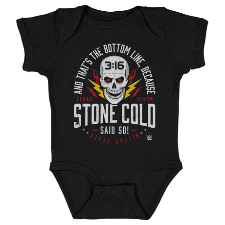 Stone Cold Steve Austin Kids Baby Onesie | 500 LEVEL