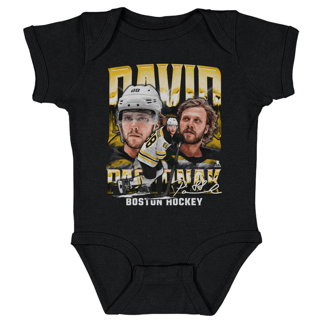 David Pastrnak Kids Baby Onesie | 500 LEVEL