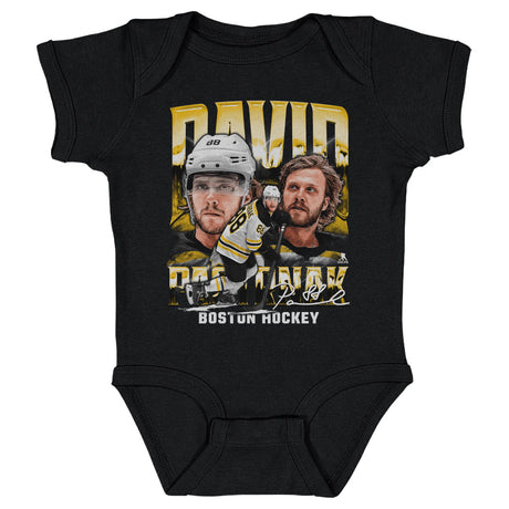 David Pastrnak Kids Baby Onesie | 500 LEVEL