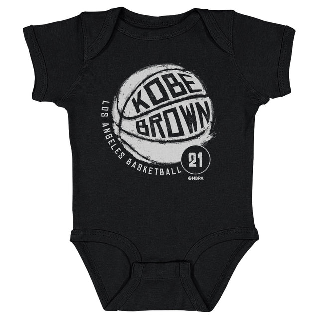 Kobe Brown Kids Baby Onesie | 500 LEVEL