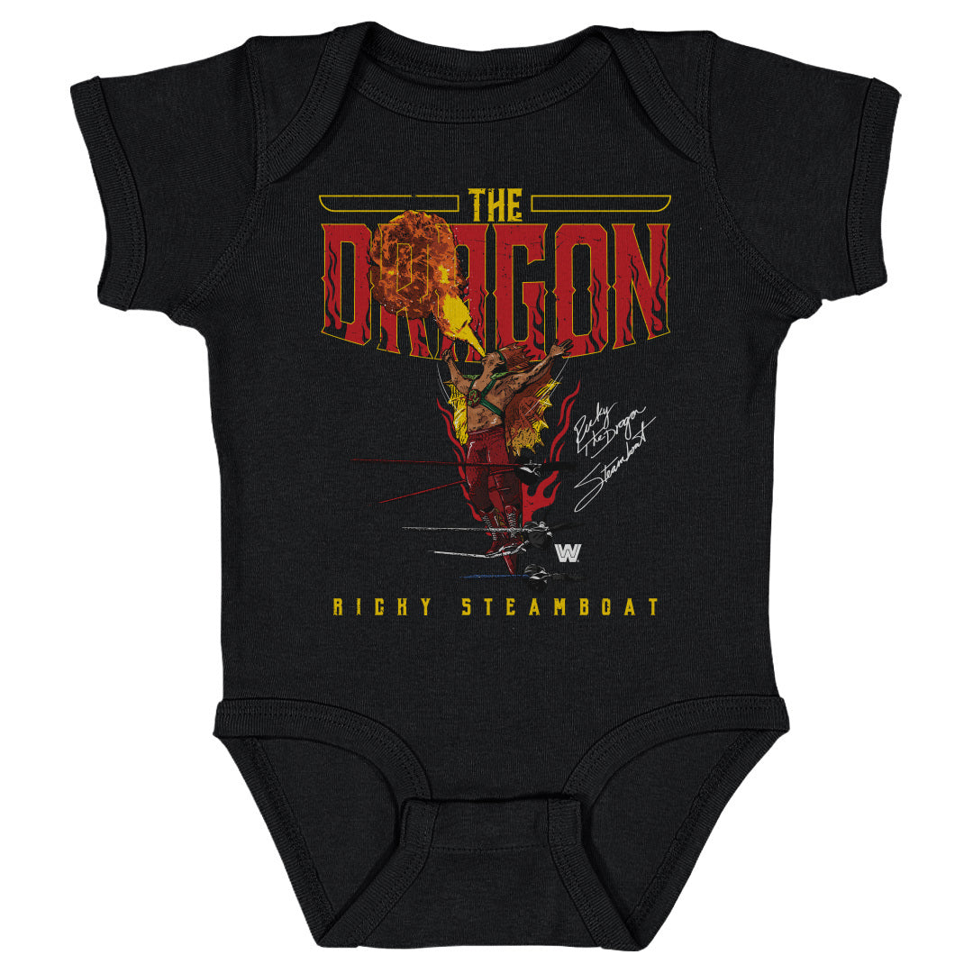 Ricky The Dragon Steamboat Kids Baby Onesie | 500 LEVEL