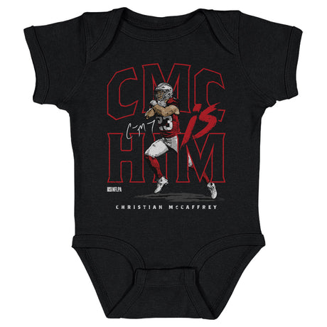 Christian McCaffrey Kids Baby Onesie | 500 LEVEL