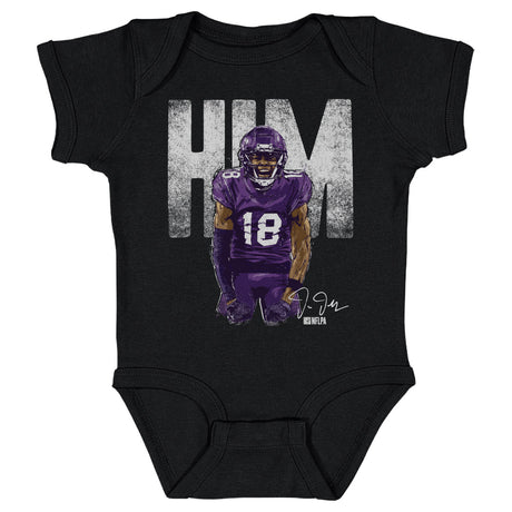 Justin Jefferson Kids Baby Onesie | 500 LEVEL