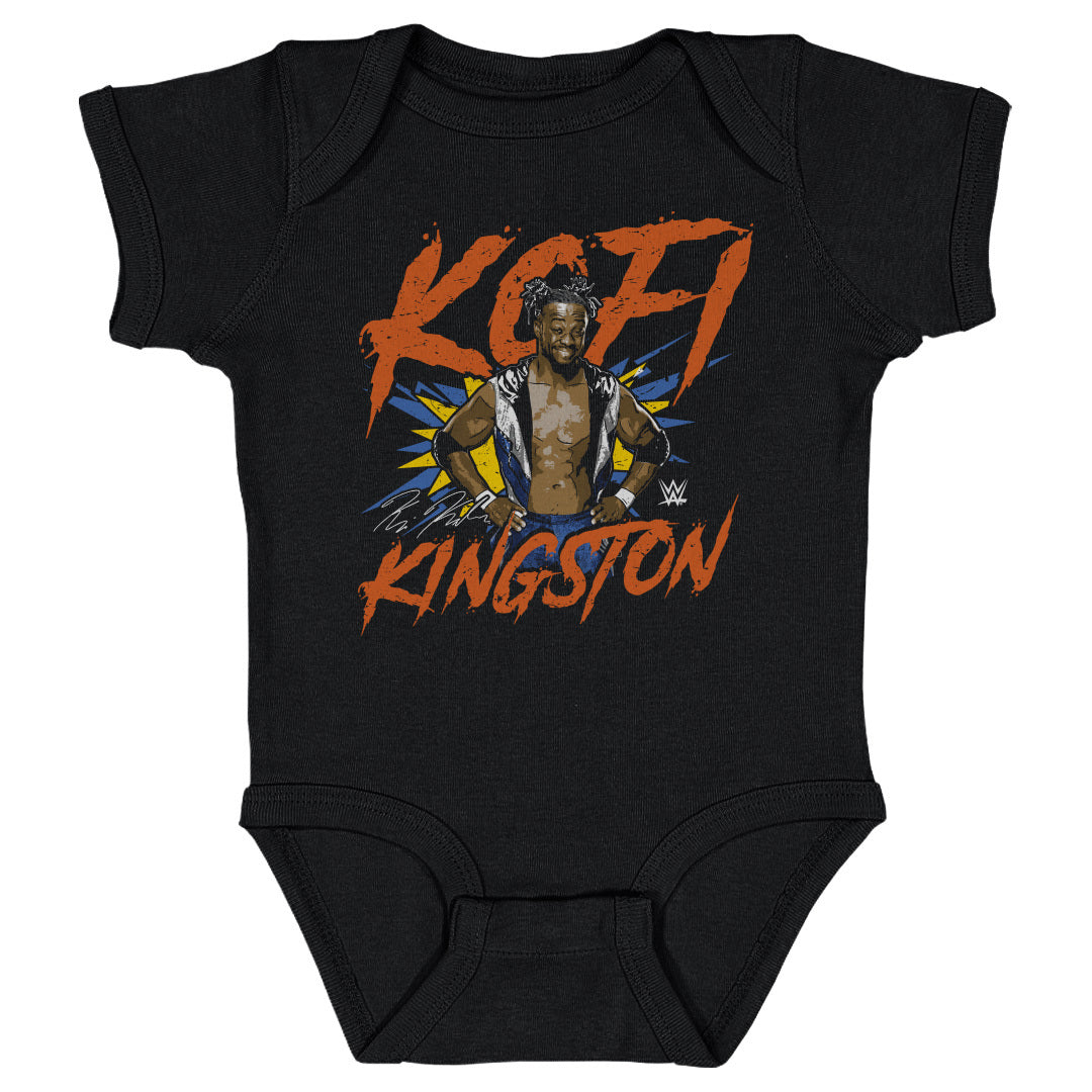 Kofi Kingston Kids Baby Onesie | 500 LEVEL
