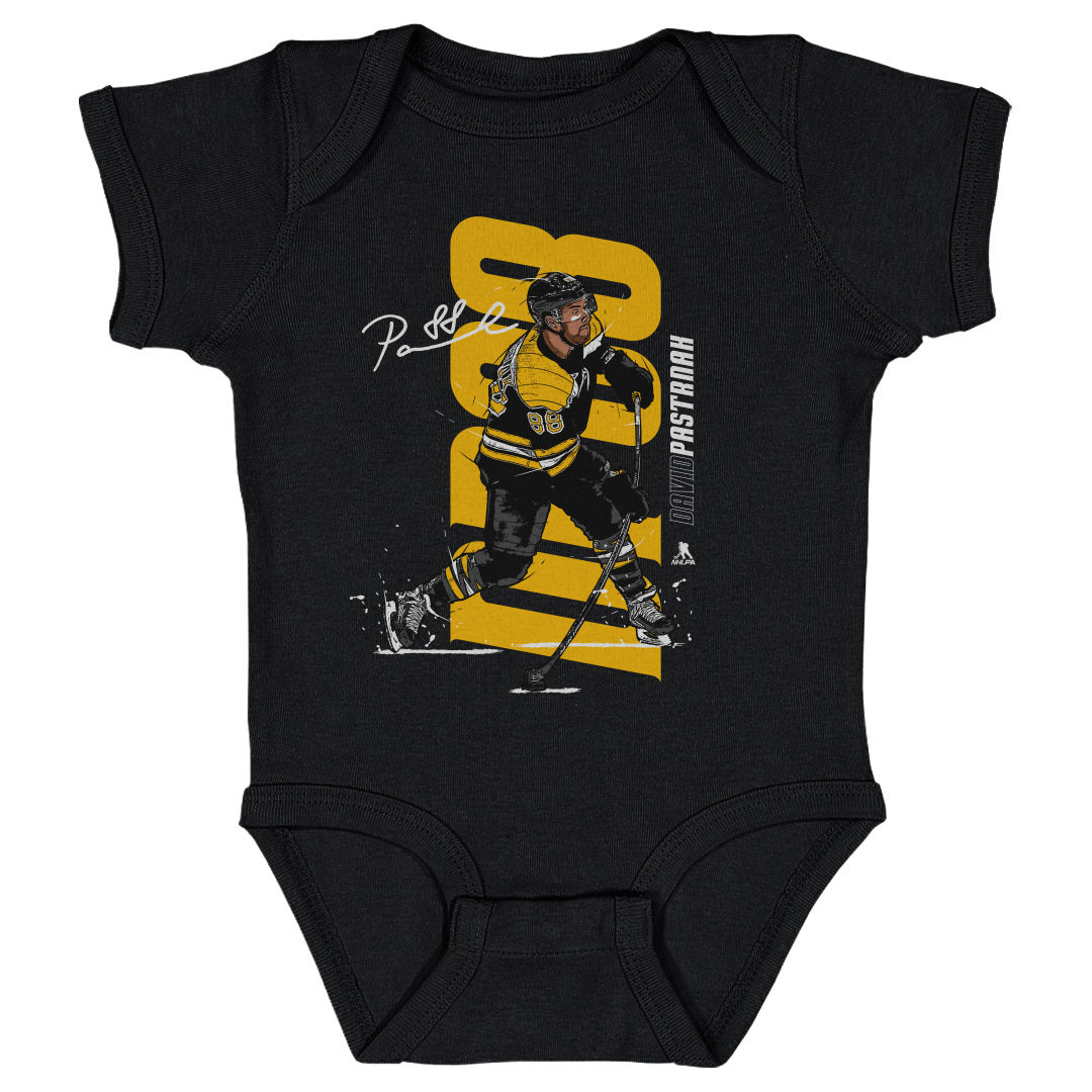 David Pastrnak Kids Baby Onesie | 500 LEVEL