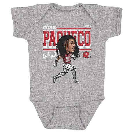 Isiah Pacheco Kids Baby Onesie | 500 LEVEL