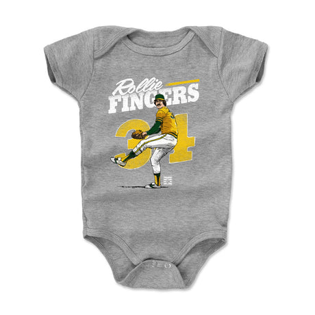Rollie Fingers Kids Baby Onesie | 500 LEVEL