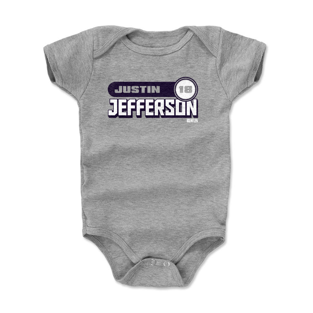 Justin Jefferson Kids Baby Onesie | 500 LEVEL